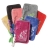Lederhosen Smartphone Tascherl (grau/rosa)