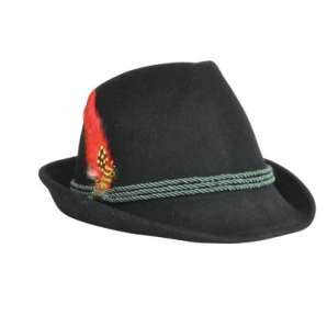 Trachtenhut Tiroler Style schwarz 60